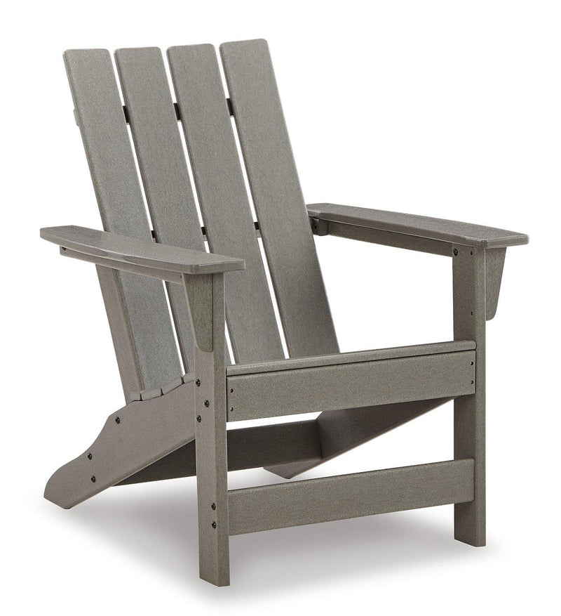 Visola Outdoor Adirondack Chair Set with End Table - Theo's Factory Direct Mattress & Furniture (Columbus, OH)