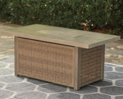 Beachcroft Outdoor Fire Pit Table - Theo's Factory Direct Mattress & Furniture (Columbus, OH)