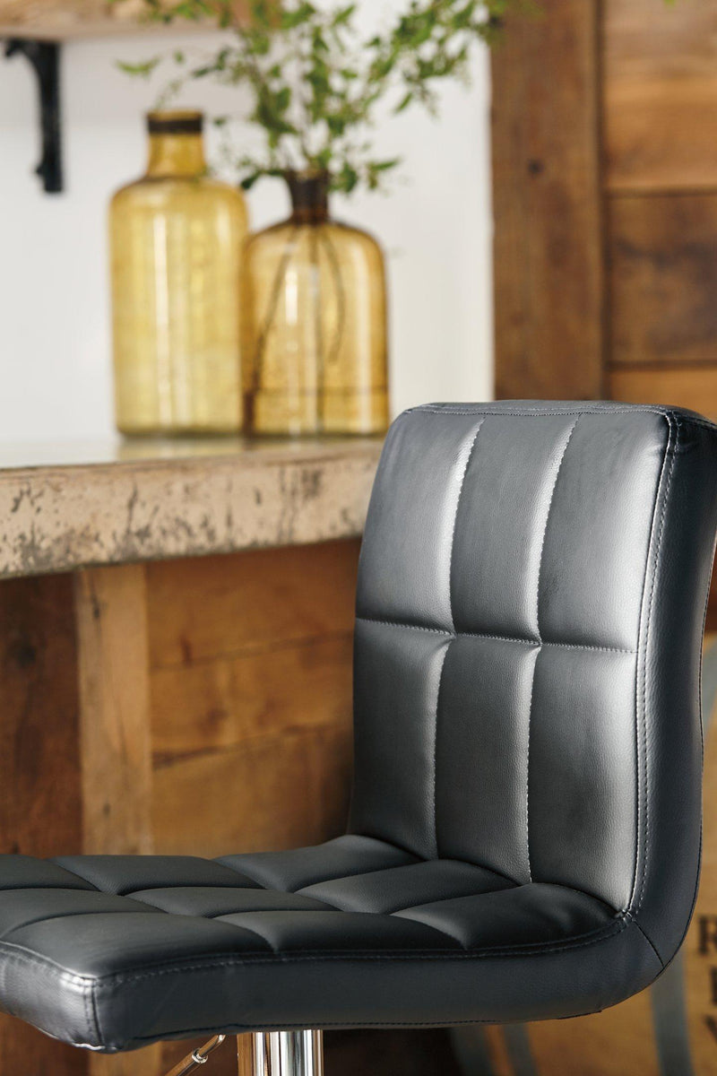 Bellatier Adjustable Height Bar Stool - Theo's Factory Direct Mattress & Furniture (Columbus, OH)