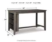 Caitbrook Counter Height Dining Table - Theo's Factory Direct Mattress & Furniture (Columbus, OH)