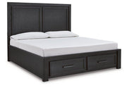 Foyland Panel Storage Bed - Theo's Factory Direct Mattress & Furniture (Columbus, OH)