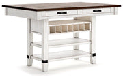 Valebeck Counter Height Dining Table - Theo's Factory Direct Mattress & Furniture (Columbus, OH)