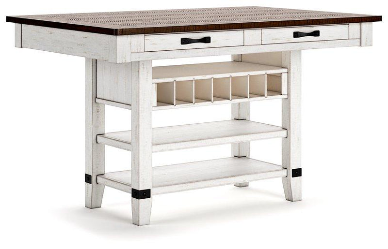 Valebeck Counter Height Dining Table - Theo's Factory Direct Mattress & Furniture (Columbus, OH)