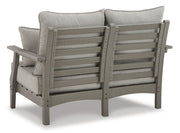 Visola Outdoor Sofa and Loveseat Set - Theo's Factory Direct Mattress & Furniture (Columbus, OH)