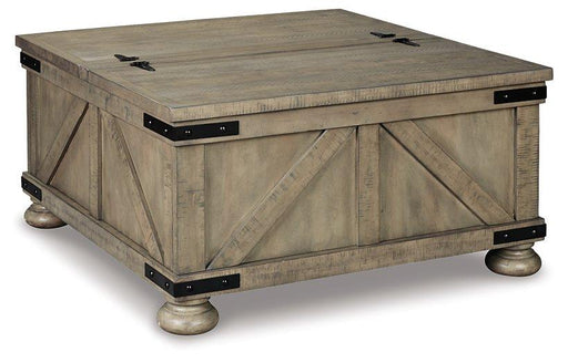 Aldwin Coffee Table With Storage - Theo's Factory Direct Mattress & Furniture (Columbus, OH)