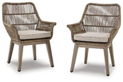 Beach Front Arm Chair with Cushion (Set of 2) - Theo's Factory Direct Mattress & Furniture (Columbus, OH)