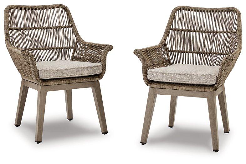 Beach Front Arm Chair with Cushion (Set of 2) - Theo's Factory Direct Mattress & Furniture (Columbus, OH)