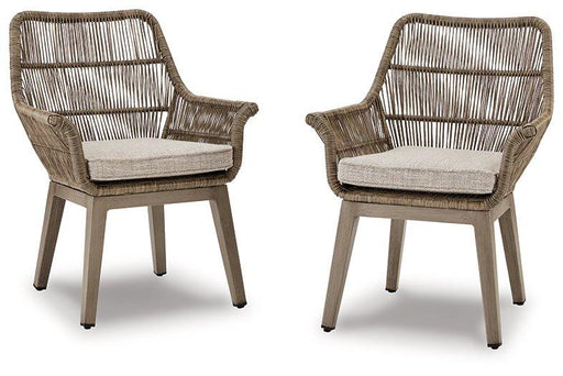 Beach Front Arm Chair with Cushion (Set of 2) - Theo's Factory Direct Mattress & Furniture (Columbus, OH)