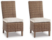 Beachcroft Outdoor Side Chair with Cushion (Set of 2) - Theo's Factory Direct Mattress & Furniture (Columbus, OH)
