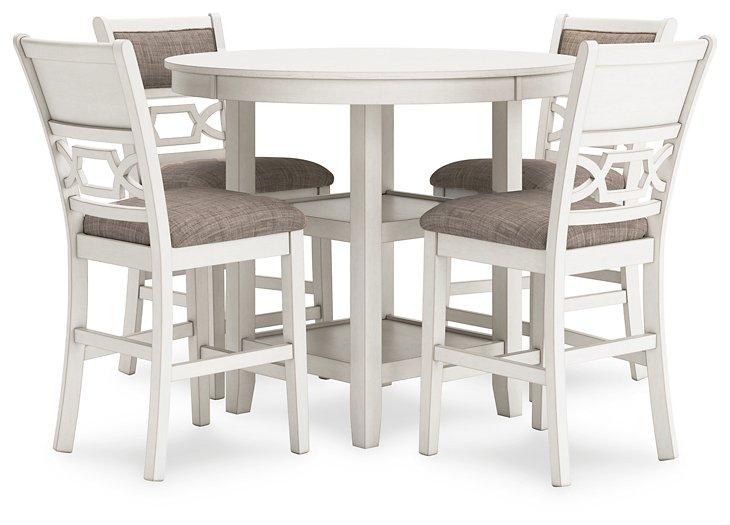 Erinberg Counter Height Dining Table and 4 Barstools (Set of 5) - Theo's Factory Direct Mattress & Furniture (Columbus, OH)