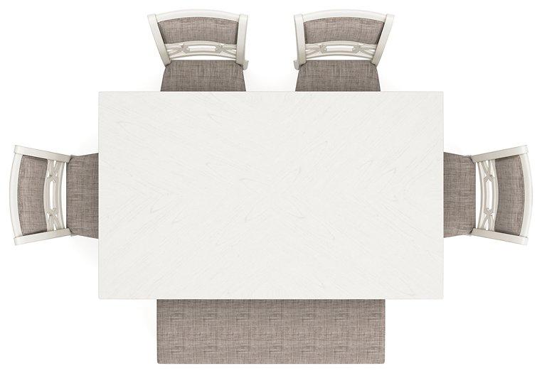 Erinberg Dining Table and 4 Chairs and Bench (Set of 6) - Theo's Factory Direct Mattress & Furniture (Columbus, OH)