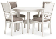 Erinberg Dining Table and 4 Chairs (Set of 5) - Theo's Factory Direct Mattress & Furniture (Columbus, OH)
