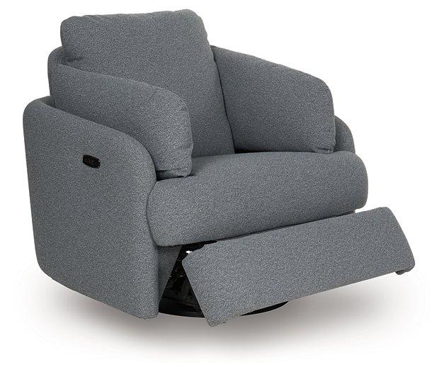 Alainmont Next-Gen Nuvella Swivel Power Recliner - Theo's Factory Direct Mattress & Furniture (Columbus, OH)