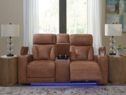 Clean-Slate Power Reclining Loveseat with Console - Theo's Factory Direct Mattress & Furniture (Columbus, OH)