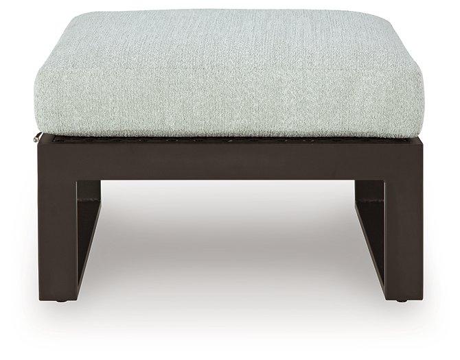 Beachloft Outdoor Ottoman with Cushion - Theo's Factory Direct Mattress & Furniture (Columbus, OH)