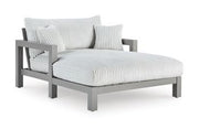 Hurley Park Outdoor Chaise Lounge with Cushion - Theo's Factory Direct Mattress & Furniture (Columbus, OH)