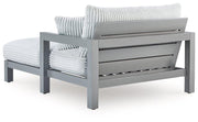 Hurley Park Outdoor Chaise Lounge with Cushion - Theo's Factory Direct Mattress & Furniture (Columbus, OH)