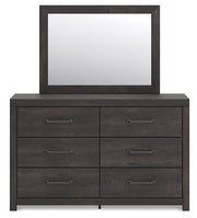 Hollivern Dresser and Mirror - Theo's Factory Direct Mattress & Furniture (Columbus, OH)