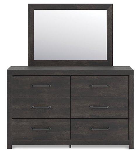 Hollivern Dresser and Mirror - Theo's Factory Direct Mattress & Furniture (Columbus, OH)