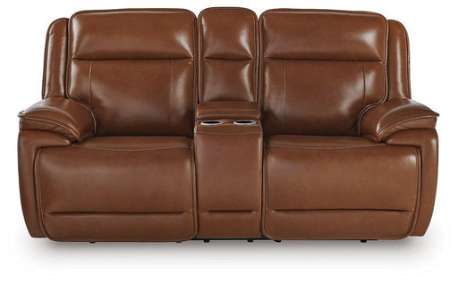 Healy Pier Power Reclining Loveseat with Console - Theo's Factory Direct Mattress & Furniture (Columbus, OH)