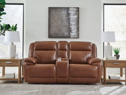 Healy Pier Power Reclining Loveseat with Console - Theo's Factory Direct Mattress & Furniture (Columbus, OH)