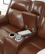 Healy Pier Power Reclining Loveseat with Console - Theo's Factory Direct Mattress & Furniture (Columbus, OH)