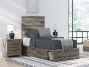 Graystorm Bed with Storage - Theo's Factory Direct Mattress & Furniture (Columbus, OH)