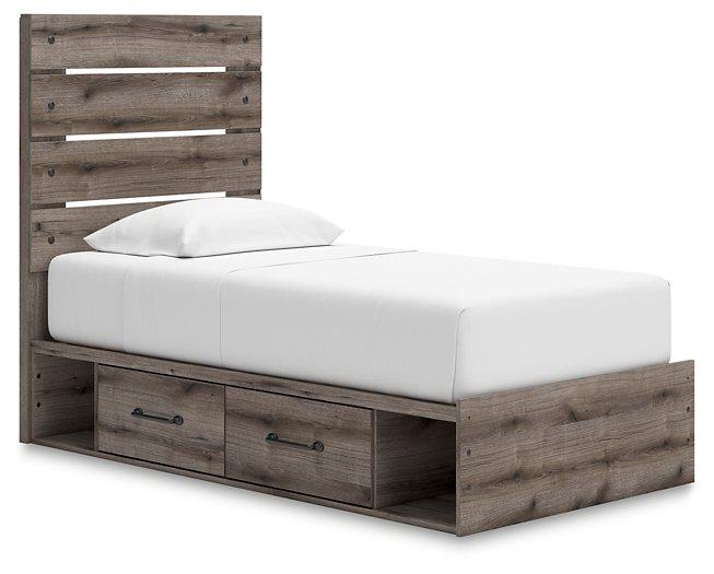 Graystorm Bed with Storage - Theo's Factory Direct Mattress & Furniture (Columbus, OH)