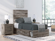 Graystorm Bed with Storage - Theo's Factory Direct Mattress & Furniture (Columbus, OH)
