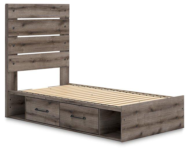 Graystorm Bed with Storage - Theo's Factory Direct Mattress & Furniture (Columbus, OH)