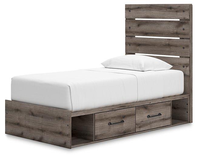 Graystorm Bed with Storage - Theo's Factory Direct Mattress & Furniture (Columbus, OH)