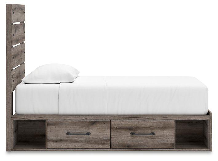 Graystorm Bed with Storage - Theo's Factory Direct Mattress & Furniture (Columbus, OH)