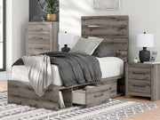 Graystorm Bed with Storage - Theo's Factory Direct Mattress & Furniture (Columbus, OH)