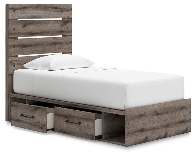 Graystorm Bed with Storage - Theo's Factory Direct Mattress & Furniture (Columbus, OH)