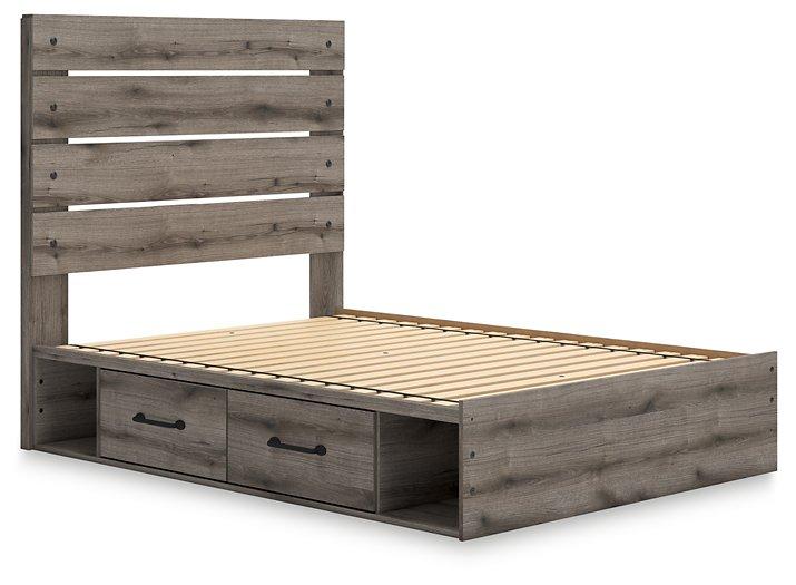 Graystorm Bed with Storage - Theo's Factory Direct Mattress & Furniture (Columbus, OH)