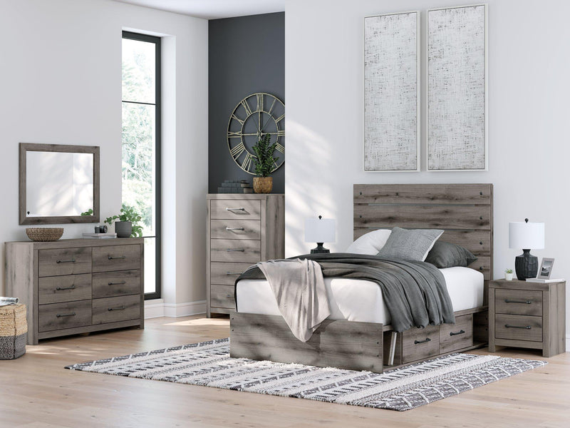 Graystorm Bed with Storage - Theo's Factory Direct Mattress & Furniture (Columbus, OH)