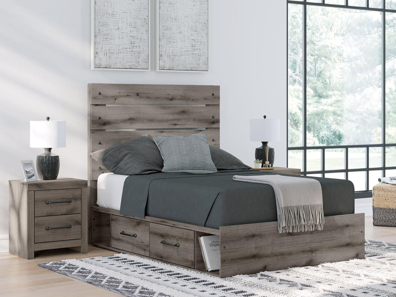 Graystorm Bed with Storage - Theo's Factory Direct Mattress & Furniture (Columbus, OH)