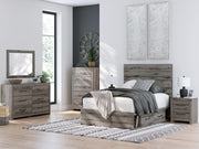 Graystorm Bed with Storage - Theo's Factory Direct Mattress & Furniture (Columbus, OH)