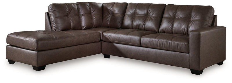 Barlin Mills Sectional with Chaise - Theo's Factory Direct Mattress & Furniture (Columbus, OH)