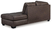 Barlin Mills Sectional with Chaise - Theo's Factory Direct Mattress & Furniture (Columbus, OH)