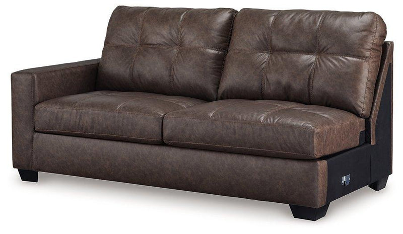 Barlin Mills Sectional with Chaise - Theo's Factory Direct Mattress & Furniture (Columbus, OH)