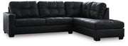 Barlin Mills Sectional with Chaise - Theo's Factory Direct Mattress & Furniture (Columbus, OH)