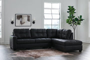 Barlin Mills Sectional with Chaise - Theo's Factory Direct Mattress & Furniture (Columbus, OH)