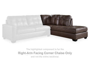Barlin Mills Sectional with Chaise - Theo's Factory Direct Mattress & Furniture (Columbus, OH)
