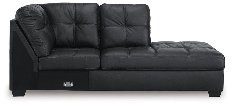 Barlin Mills Sectional with Chaise - Theo's Factory Direct Mattress & Furniture (Columbus, OH)
