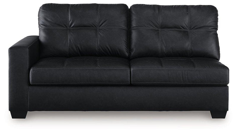 Barlin Mills Sectional with Chaise - Theo's Factory Direct Mattress & Furniture (Columbus, OH)