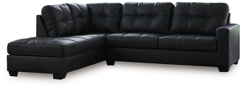 Barlin Mills Sectional with Chaise - Theo's Factory Direct Mattress & Furniture (Columbus, OH)