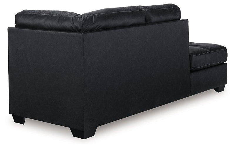 Barlin Mills Sectional with Chaise - Theo's Factory Direct Mattress & Furniture (Columbus, OH)