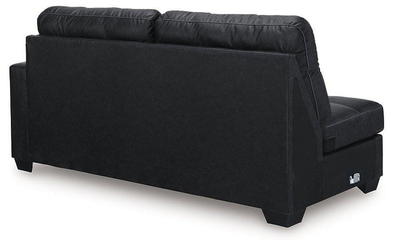 Barlin Mills Sectional with Chaise - Theo's Factory Direct Mattress & Furniture (Columbus, OH)