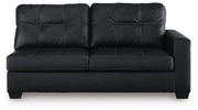 Barlin Mills Sectional with Chaise - Theo's Factory Direct Mattress & Furniture (Columbus, OH)